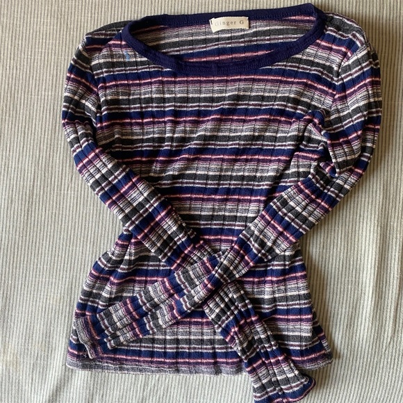 y2k grunge long sleeve mesh tee - Picture 2 of 2